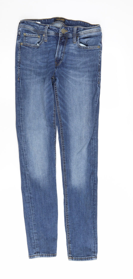 Jack & Jones Men's Blue Straight Jeans Size 29