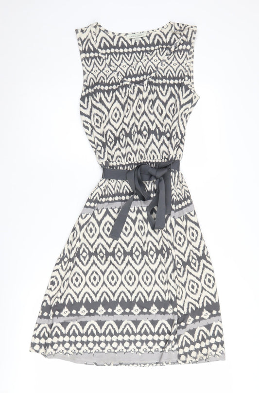 Laura Ashley Women's Geometric A-Line Dress 12