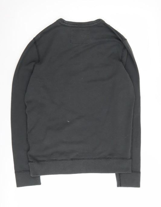 Abercrombie & Fitch Men's Black XS Graphic Sweatshirt