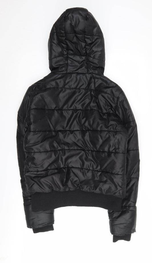 Superdry Women's Black Puffer Jacket L