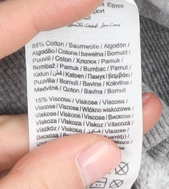 Jack & Jones Men's Grey Crew Neck Logo Sweatshirt S