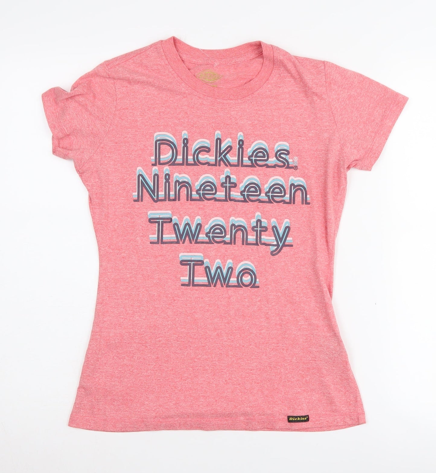 Dickies Women's Pink Retro T-Shirt, Size M, Casual Wear