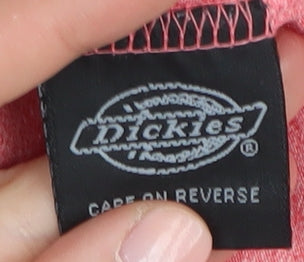 Dickies Women's Pink Retro T-Shirt, Size M, Casual Wear