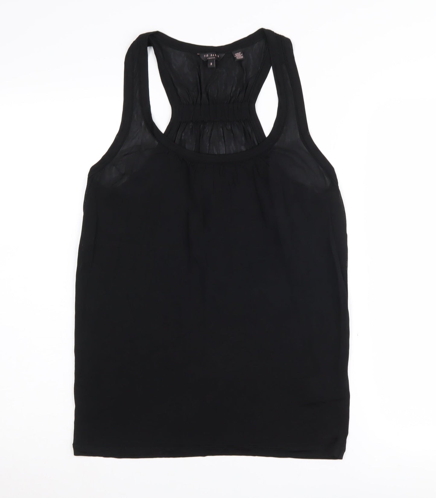 Ted Baker Womens Black Sleeveless Tank Top Size 12