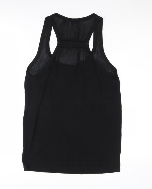 Womens UK Size 12 Ted Baker Black Viscose Tank