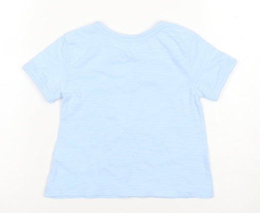 Gap Girls Blue Graphic T-Shirt 2-3 Years