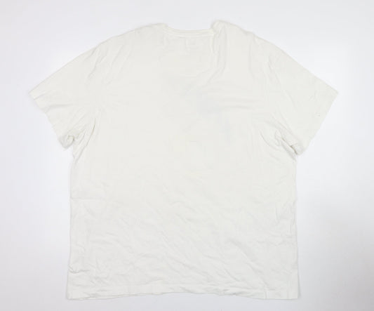Mens UK Size 2XL Nike White Cotton T-Shirt