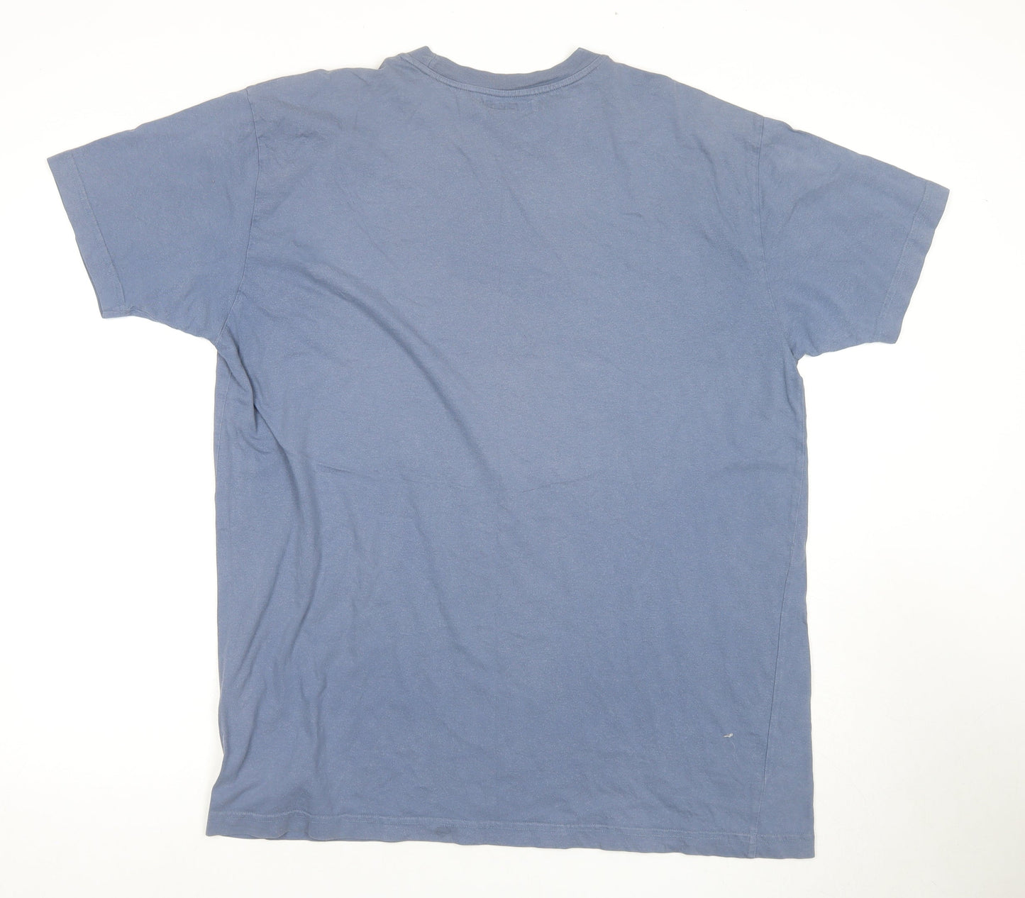 Emporio Armani Men's Blue XL Cotton T-Shirt