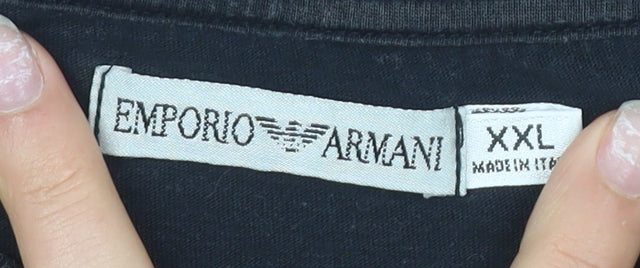 Emporio Armani Men's Black 2XL T-Shirt