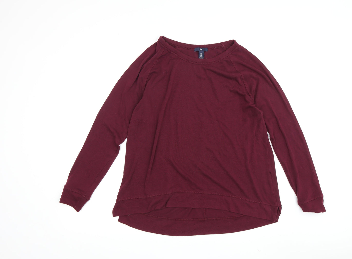 Gap Women's Red Long Sleeve Basic T-Shirt M