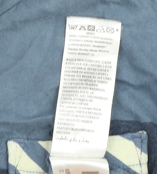 Quiksilver Blue Cotton T-Shirt, Unisex, Size 12, Casual Style