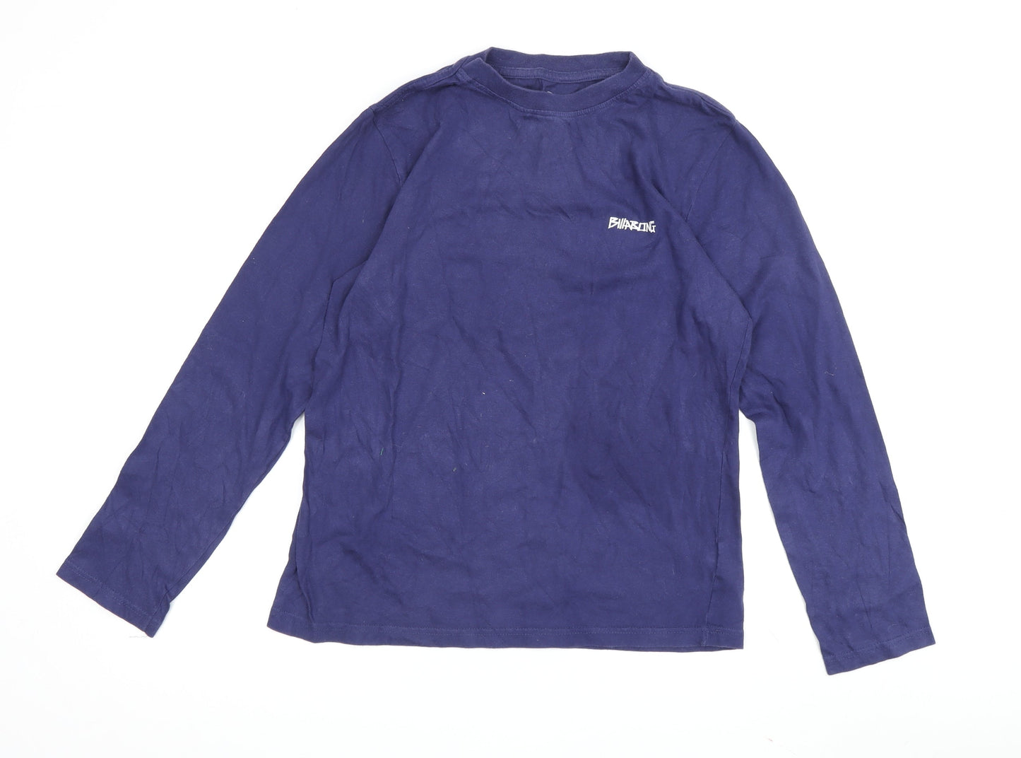 Billabong Men's Blue Long Sleeve Graphic T-Shirt