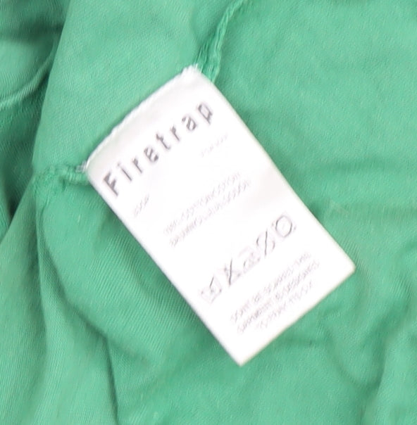 Firetrap Men's Green Basic Jacket, Size L, Casual Style