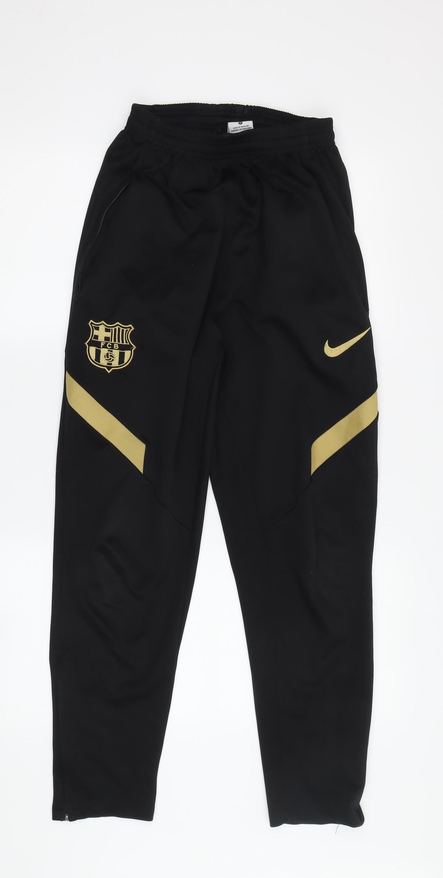 Nike Men's Black Dri-FIT Track Pants S Athletic