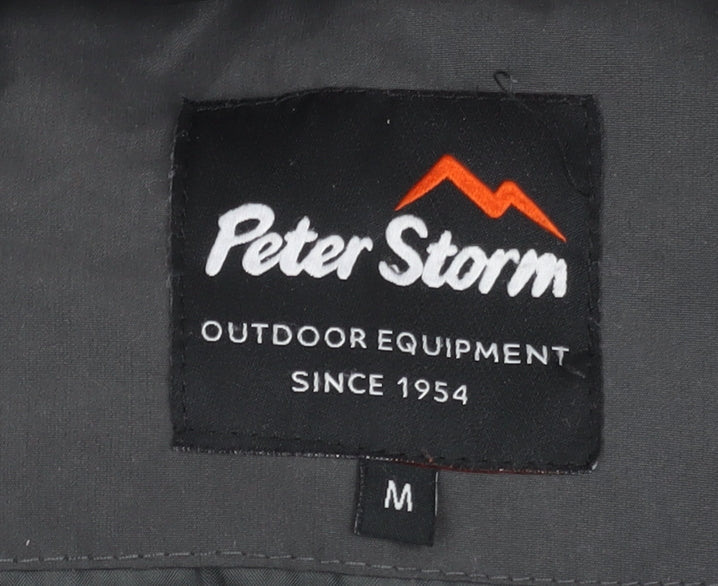 Peter Storm Men's Black Puffer Waistcoat, Medium