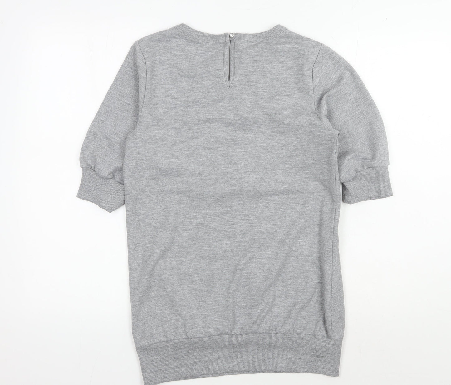 Ted Baker Women's Grey Crew Neck Bow T-Shirt, Size 10