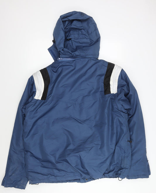 Trespass Men's 2XL Blue Parka Jacket Waterproof