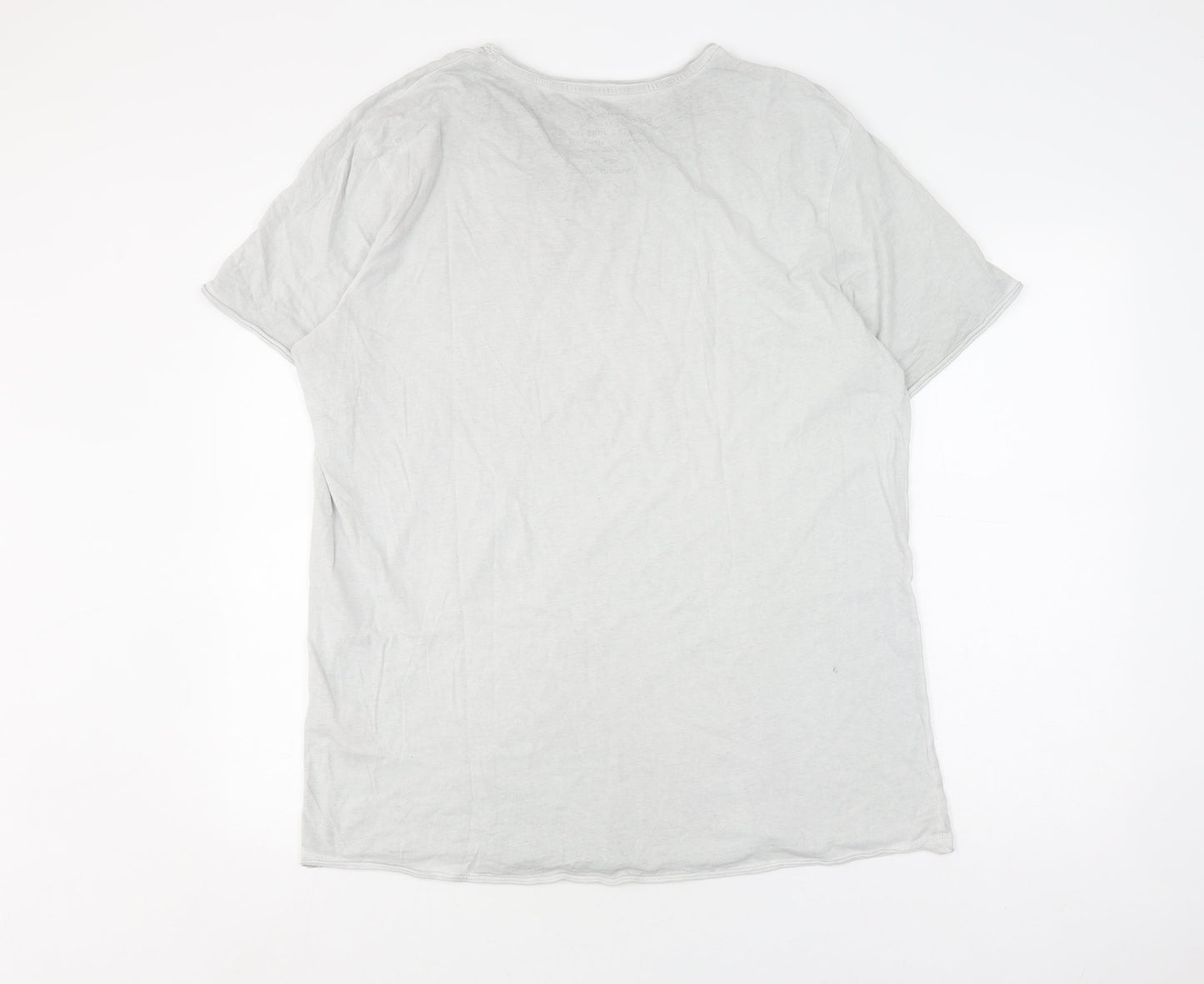 Jack & Jones Men's Grey XXL Crew Neck T-Shirt