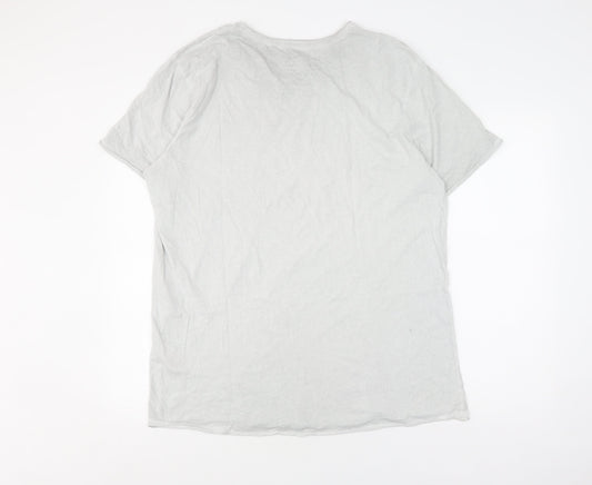 Jack & Jones Men's Grey XXL Crew Neck T-Shirt