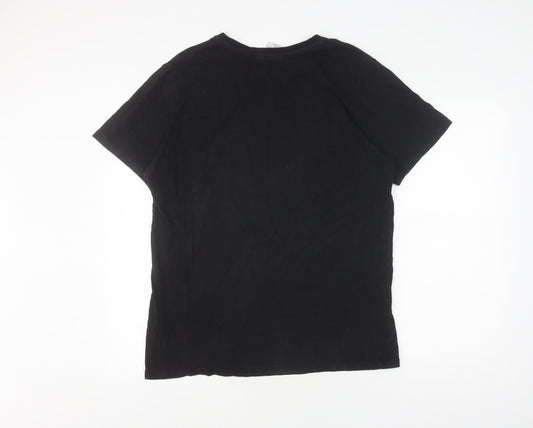Hype Men's Black XL Logo T-Shirt