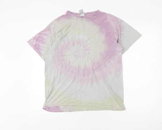 Ellesse Men's Multicoloured Tie-Dye T-Shirt, Size Regular