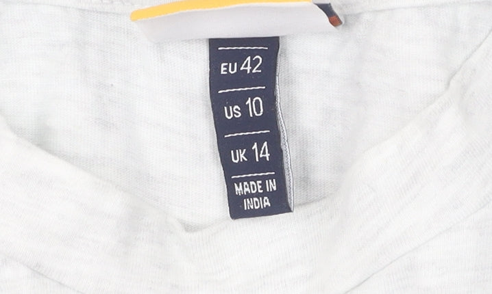 Ellesse Women's White Crew Neck T-Shirt Size 14