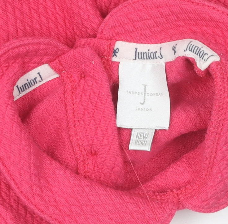 Additional view of Jasper Conran girls’' pink a-line dress newborn