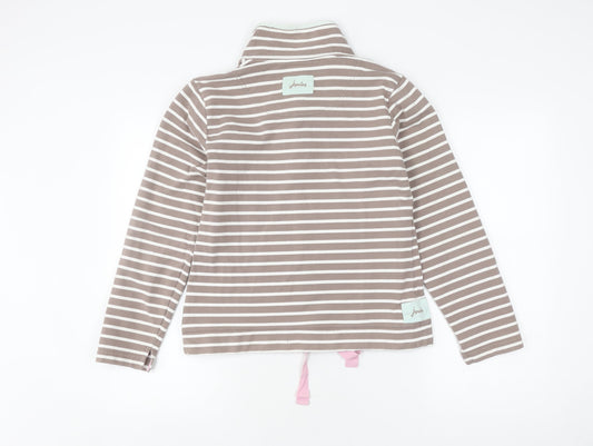 Womens UK S Regular Joules Brown Pullover Sweatshirt