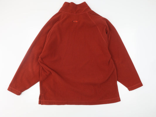 Gelert Unisex Red High Neck Pullover Jumper Size 16