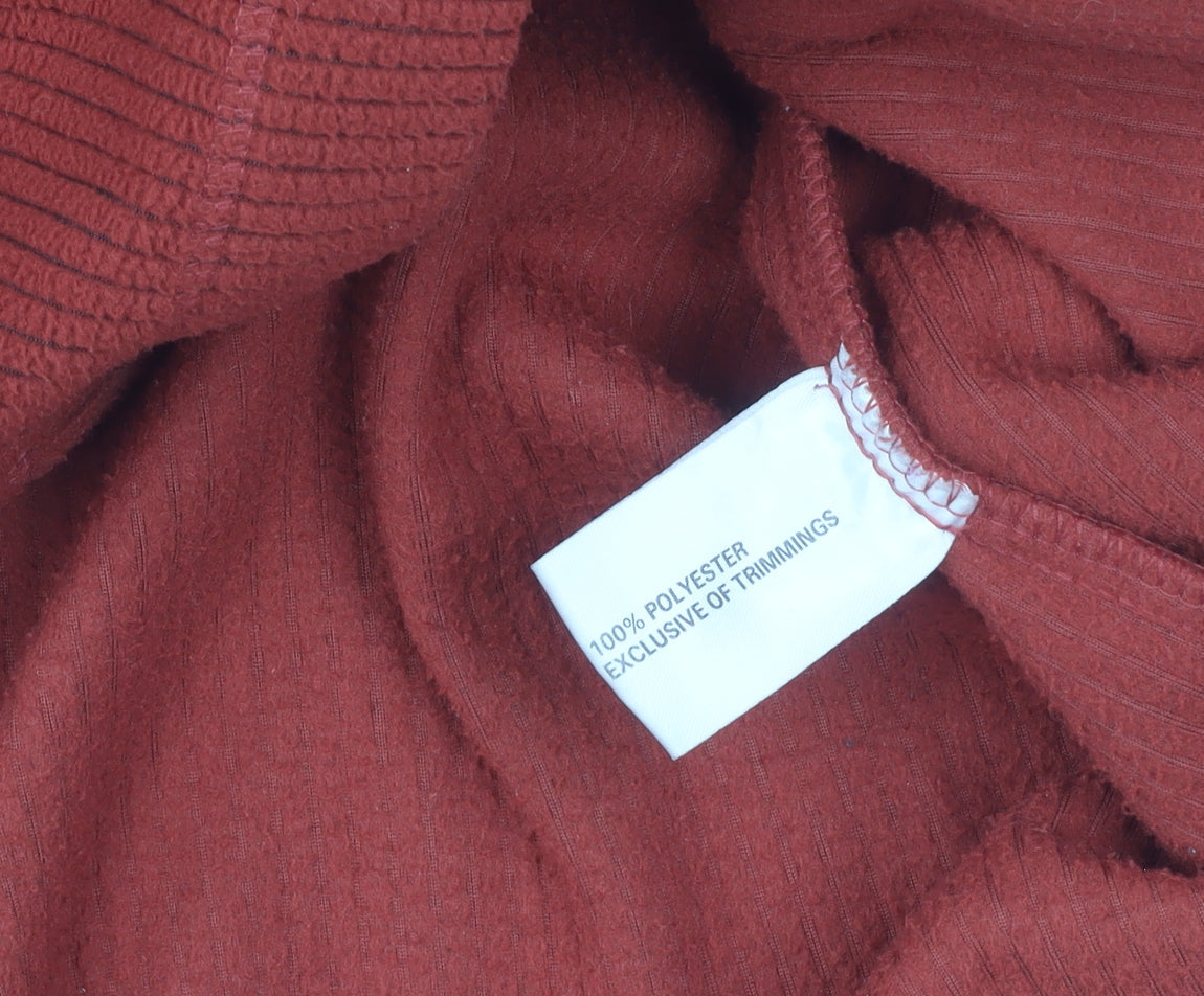 Gelert Unisex Red High Neck Pullover Jumper Size 16