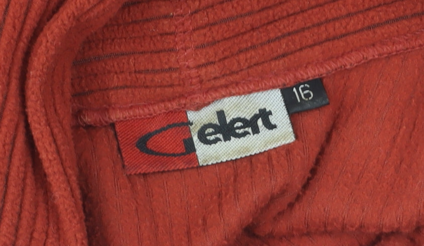 Gelert Unisex Red High Neck Pullover Jumper Size 16