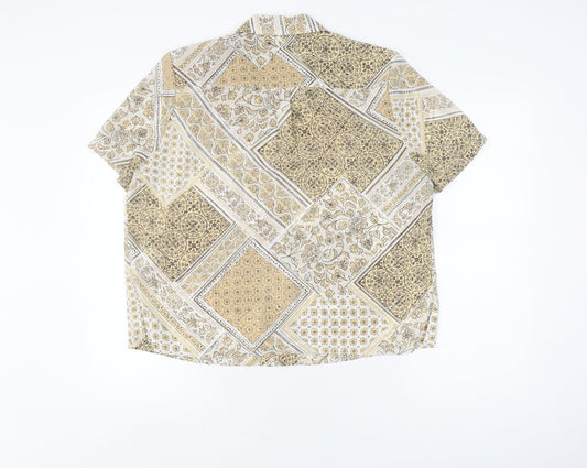 Eastex Women's Multicoloured Size 16 Button-Up Shirt