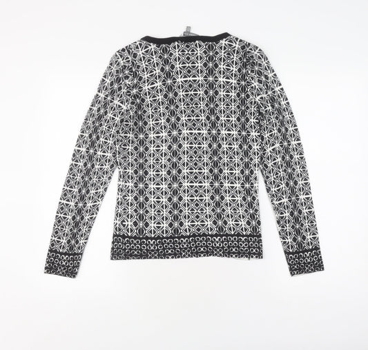Laura Ashley Women's Geometric Knit Jumper, Size 8