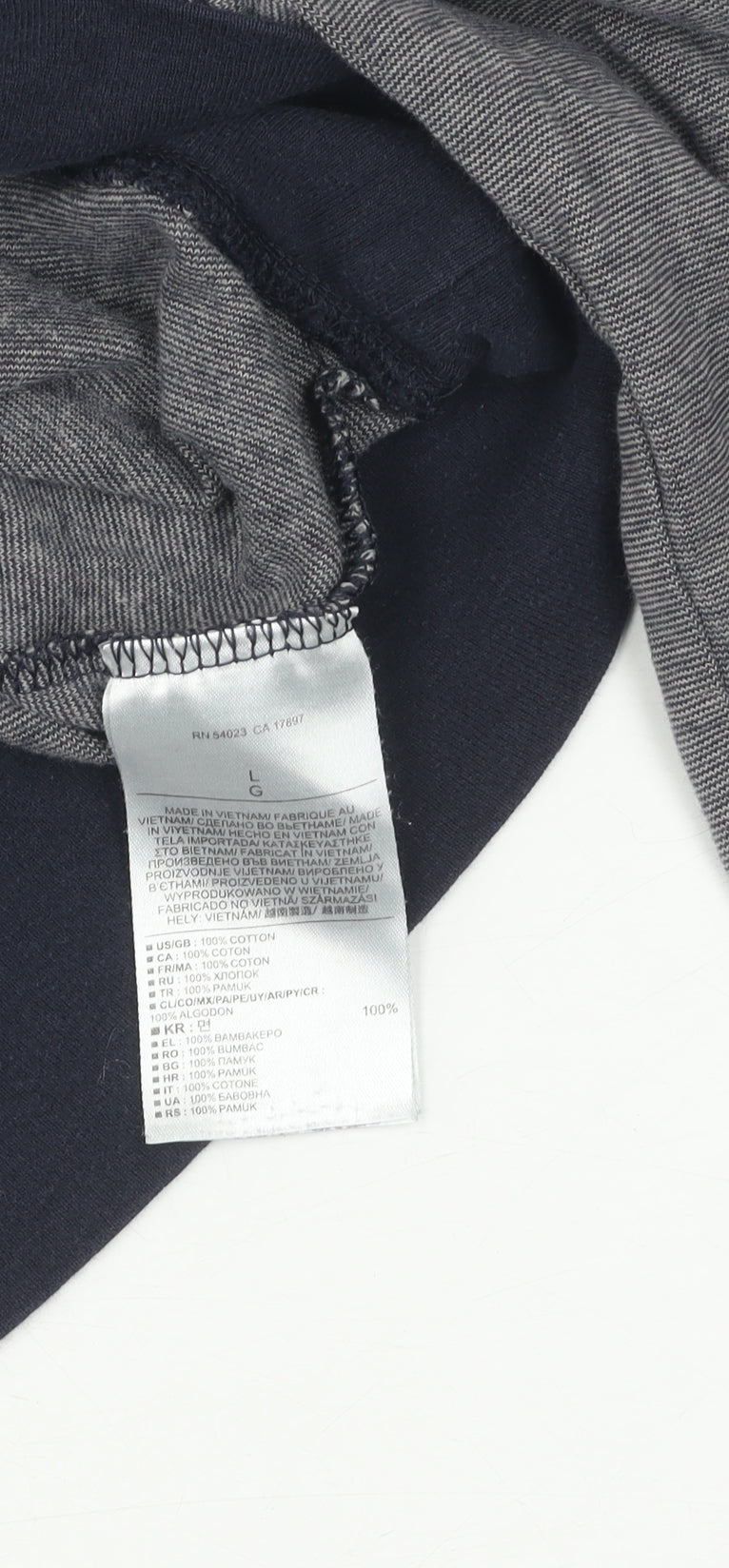 Banana Republic Unisex Grey Pullover Sweatshirt L