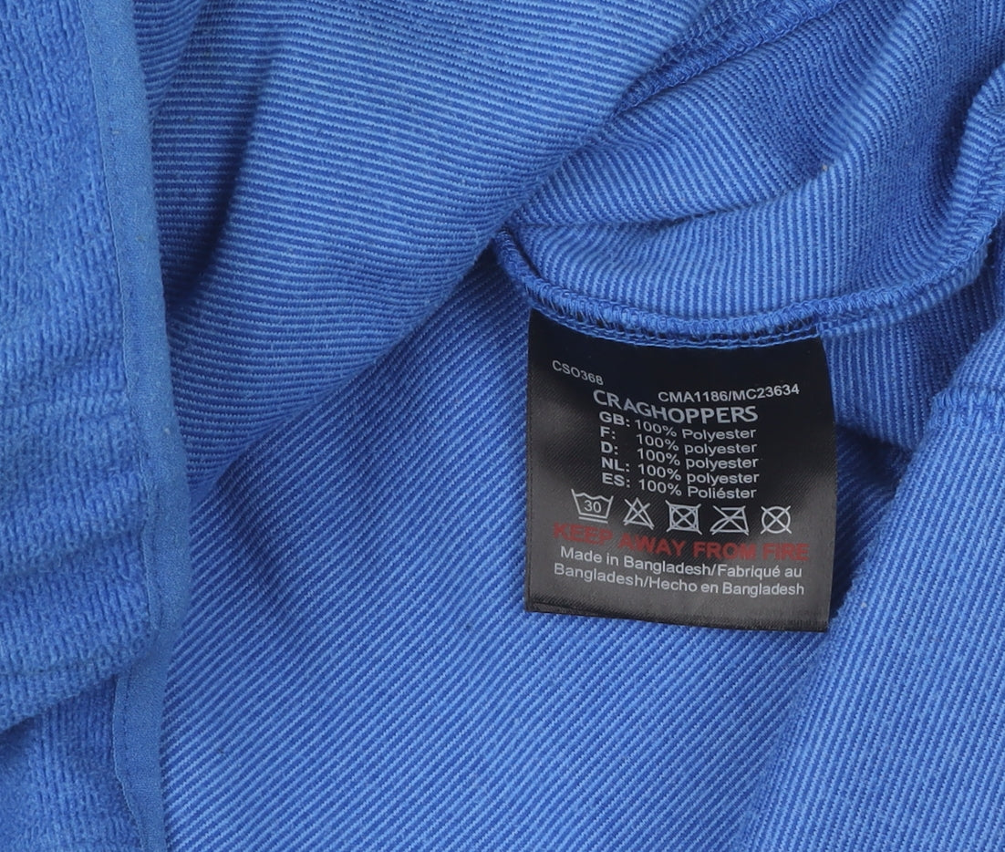 Craghoppers Men's Blue S Jacket, Full Zip, Hooded