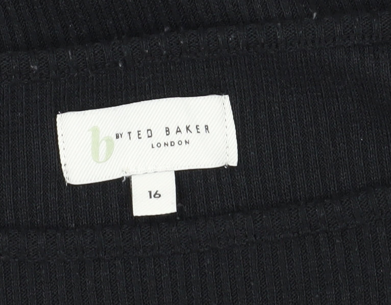 Ted Baker Women's Black Pullover Sweatshirt Size 16