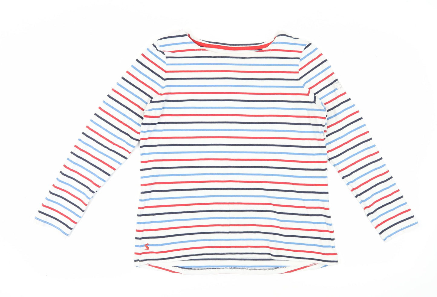Joules Women's Multicoloured Striped Boat Neck T-Shirt
