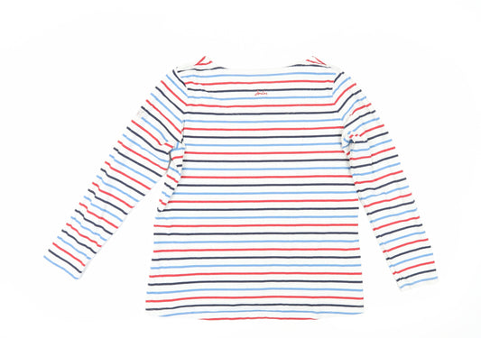 Joules Women's Multicoloured Striped Boat Neck T-Shirt
