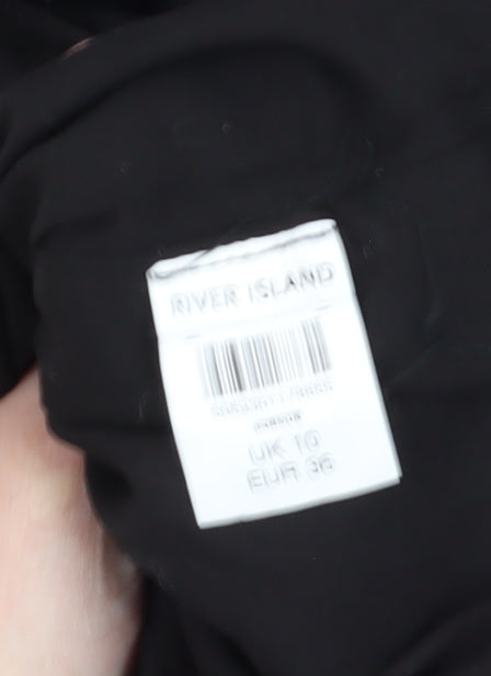 Additional view of River Island Black Sheath Dress, size 10, Party