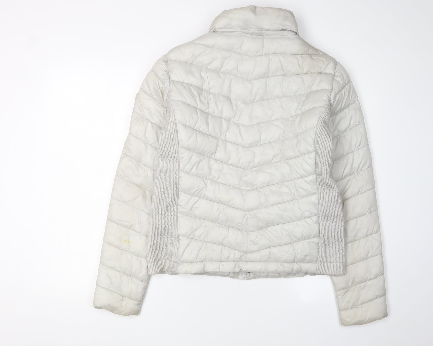 Superdry Women's White Puffer Jacket Size 14