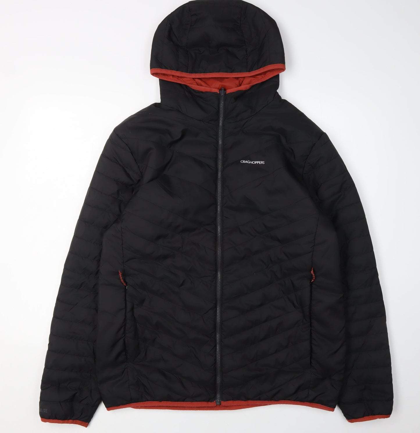 Craghoppers Men's Black Puffer Jacket L Hooded