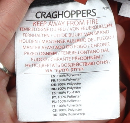 Craghoppers Men's Black Puffer Jacket L Hooded