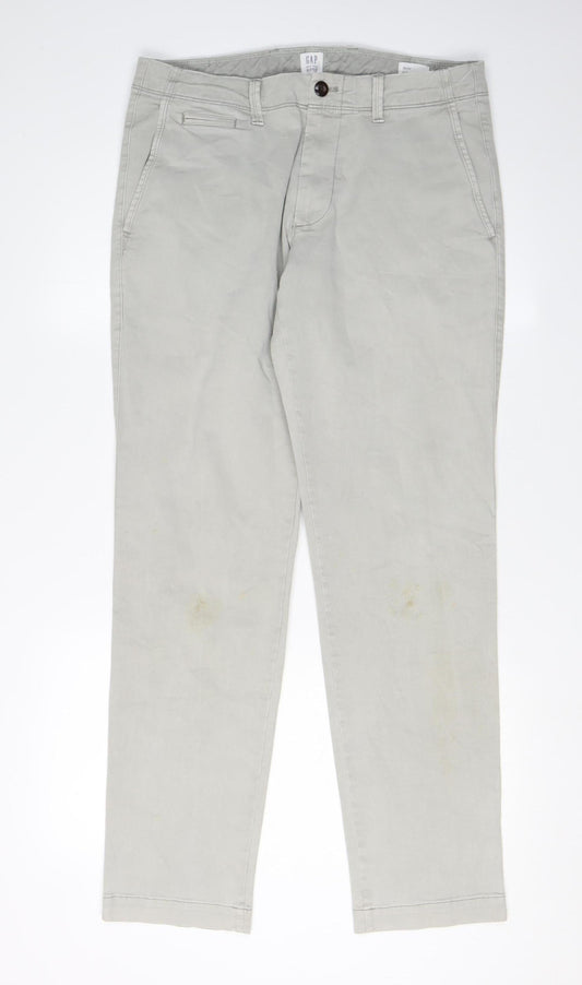 Gap Men’s Grey Slim Straight Jeans Size 32