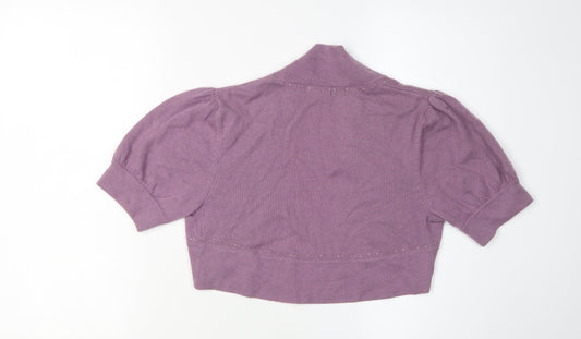 Ted Baker Women’s Purple Shrug Size 10, Wool Cashmere