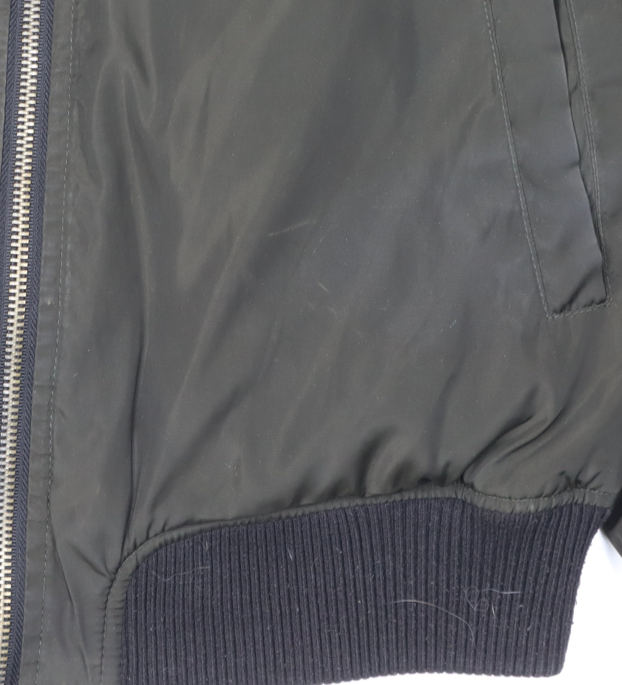 New Look Women’s Green Bomber Jacket, Size 10