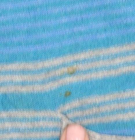 Fat Face Women's Blue Striped Cardigan Size 10