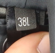 Jaeger Men's Blue 38L Wool Blazer Jacket