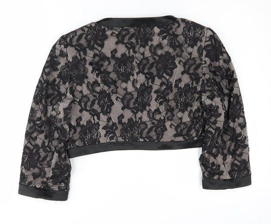 Alexon Women's Black Lace Shrug Size 12