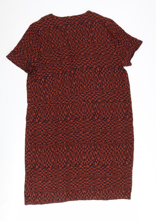 White Stuff Women's Multicoloured Shift Dress Size 14