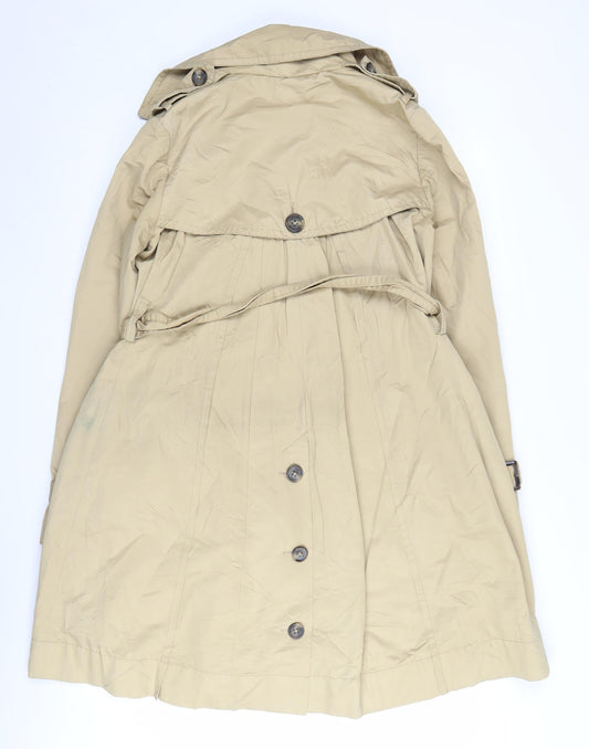 Ted Baker Women's Beige Trench Coat Size 6, Classic Style